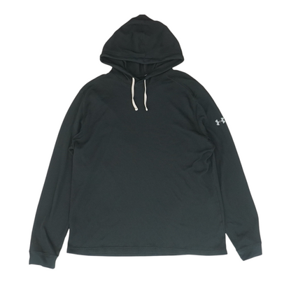 Black Solid Hoodie Pullover
