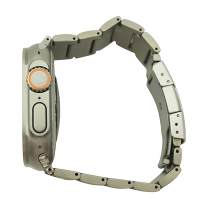 49mm Ultra 2 Titanium Smartwatch Silver Band Medium