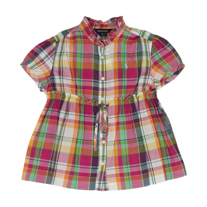 Multi Plaid Blouse