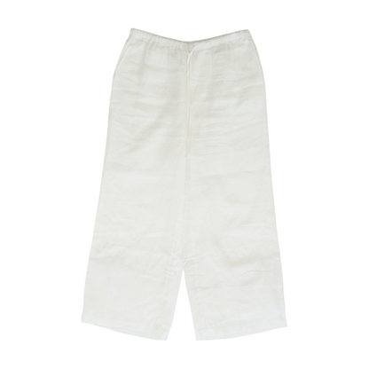 White Wide Leg Pants