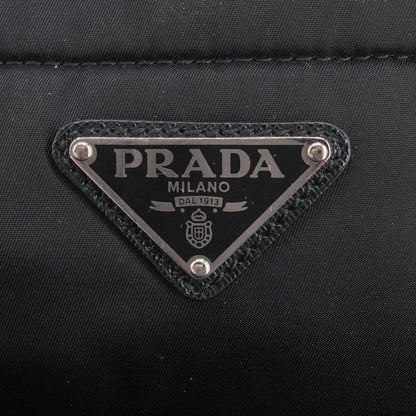 Prada x Adidas Black Small Hooded Re-Nylon Backpack