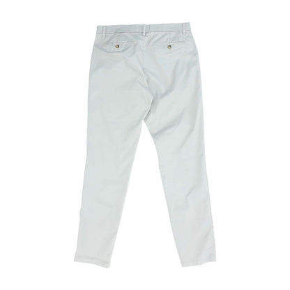 Gray Solid Chino Pants