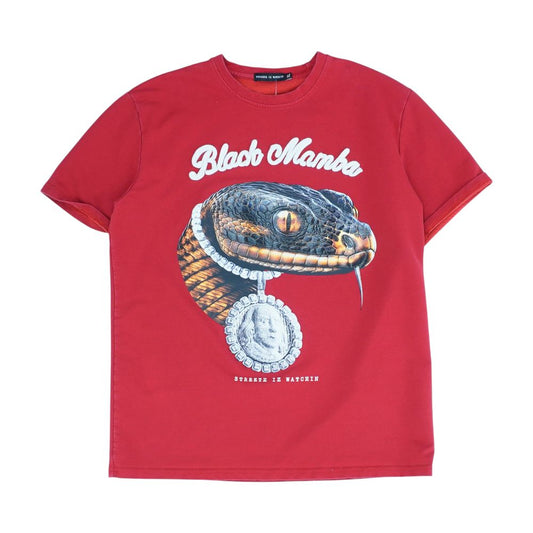 Red Solid Crewneck T-Shirt