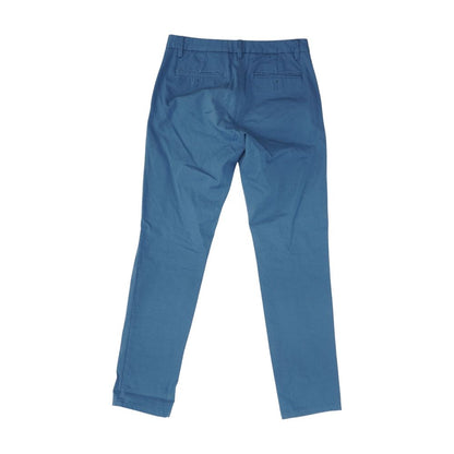 Blue Solid Chino Pants
