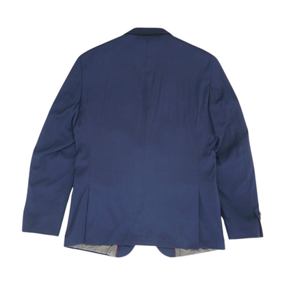 Blue Solid Sport Coat
