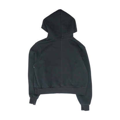Black Solid Hoodie Pullover