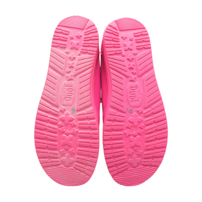 Neon Pink Flats