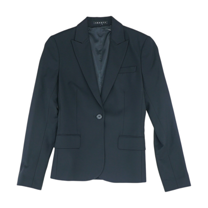 Black Solid Blazer