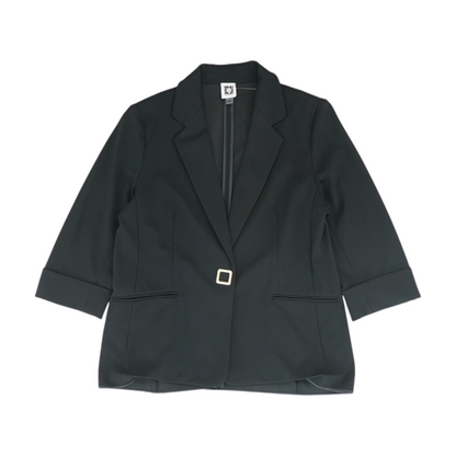 Black Solid Blazer