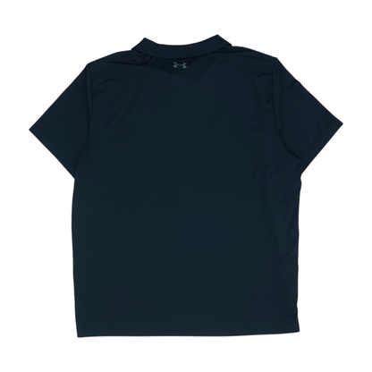 Black Solid Short Sleeve Polo