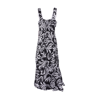 Black Print Maxi Dress