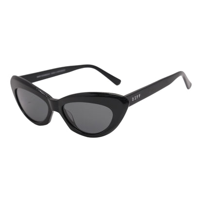 Black Cleo Cat Eye Sunglasses