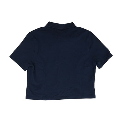Navy Cropped T-Shirt