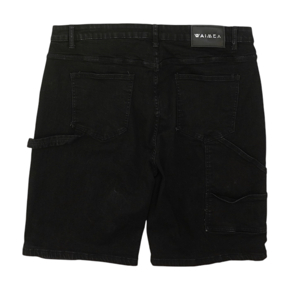 Black Denim Shorts