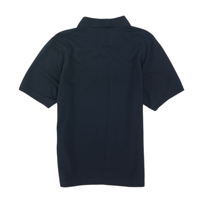 Super Triple Goose Navy Solid Short Sleeve Polo – Image 2