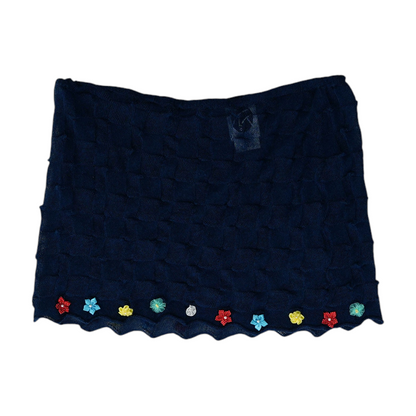Navy Mini Skirt
