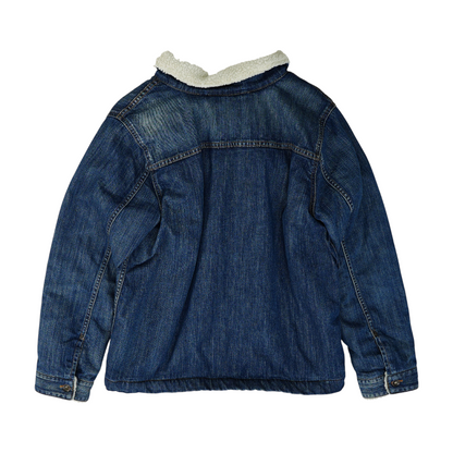 Blue true Solid Denim Jacket