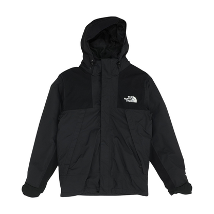 Black Solid Rain Jacket
