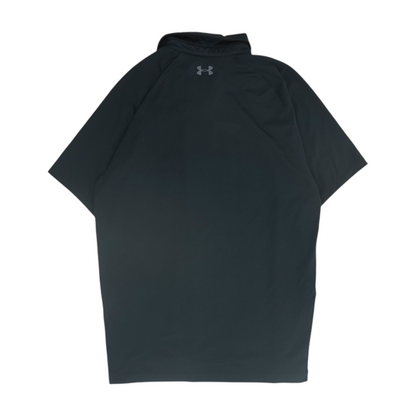 Black Color Block Short Sleeve Polo