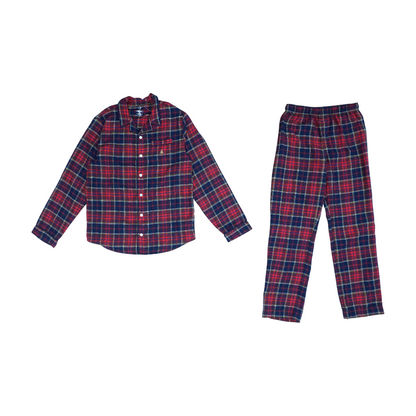 Red Plaid Pajama Set