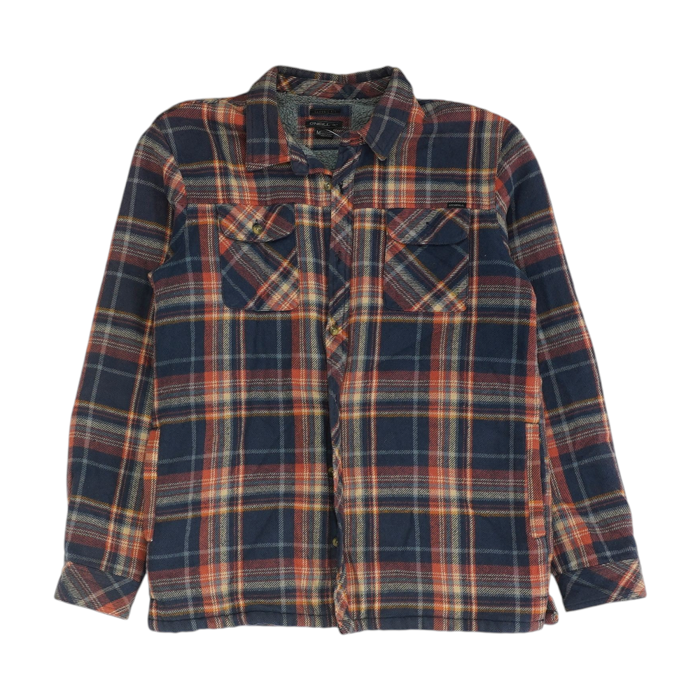 Navy Plaid Jacket