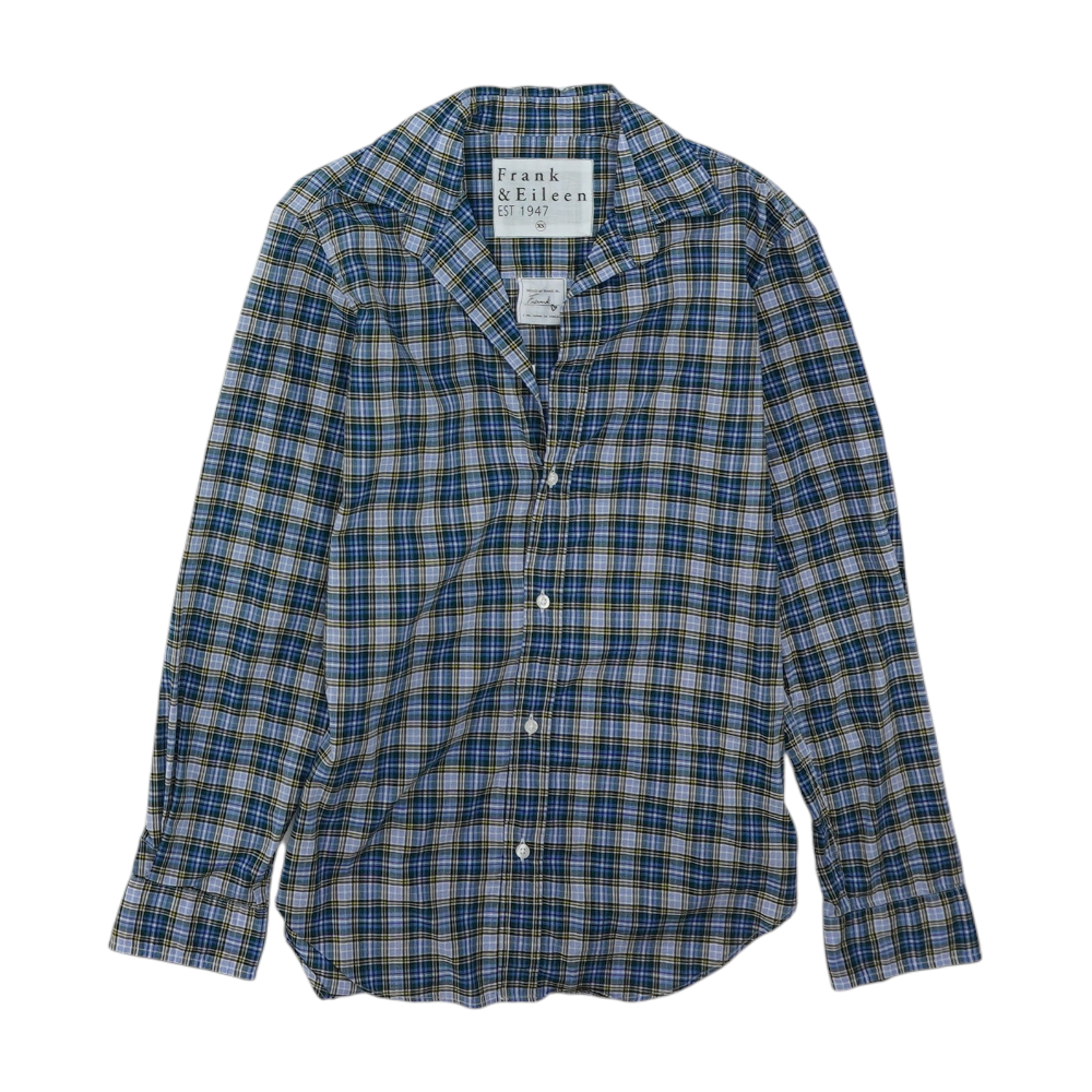 Blue Plaid Button Down