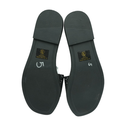Black Flat Sandals