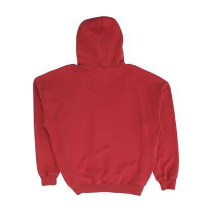 Red Solid Hoodie Pullover