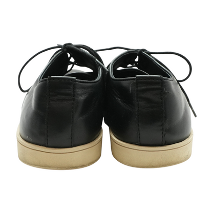 Black Lace-Up Casual Shoes