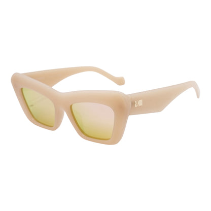 Beige Poolside 2-4 Cat Eye Sunglasses