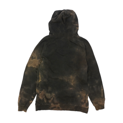 Brown Tie-Dye Hoodie Pullover