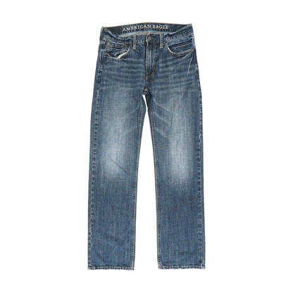 Navy Straight Jeans