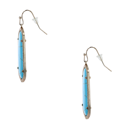 Costume Turquoise Dangle Earrings