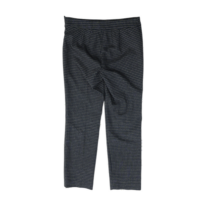 Navy Petite Houndstooth Pants