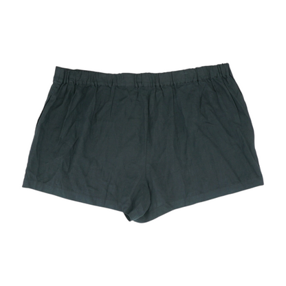Black Plus Solid Knit Shorts