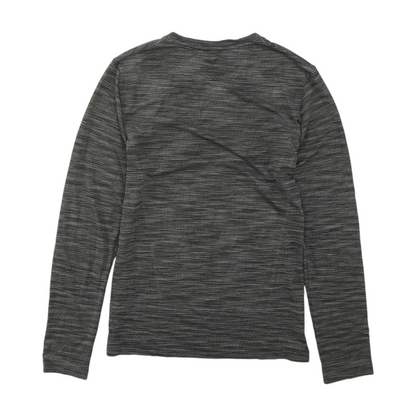 Gray Abstract Active T-Shirt