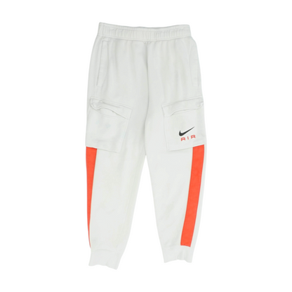 White Color Block Tapered Pants