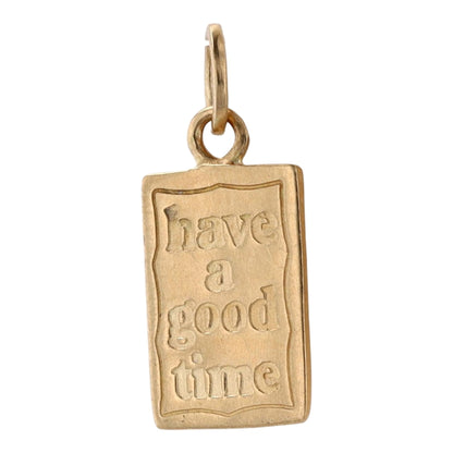 18K Yellow Gold Pendant