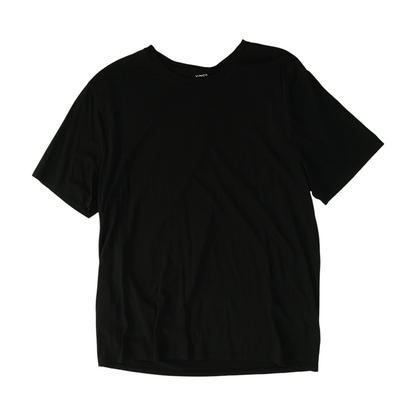 Black Solid T-Shirt
