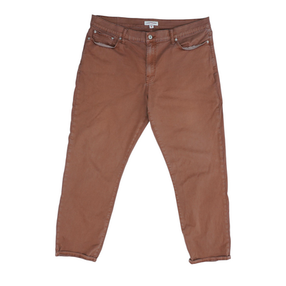 Brown Straight Jeans