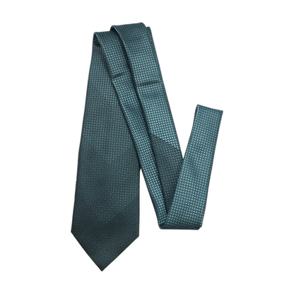 Midnight Blue Silk Micro Motif Jacquard Degrade Tie