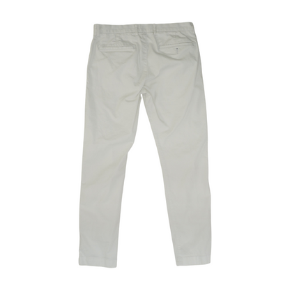 White Slim Pants