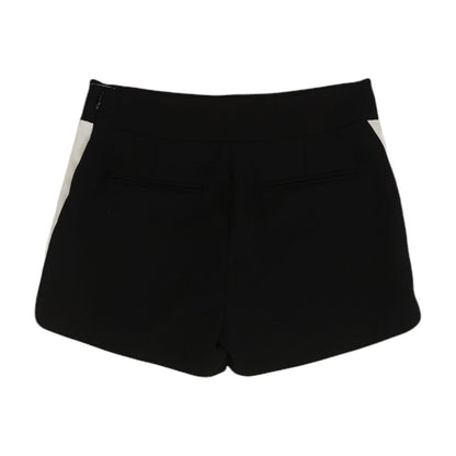 Black Solid Shorts