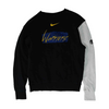 Black Golden State Warriors Color Block Sweatshirt Pullover