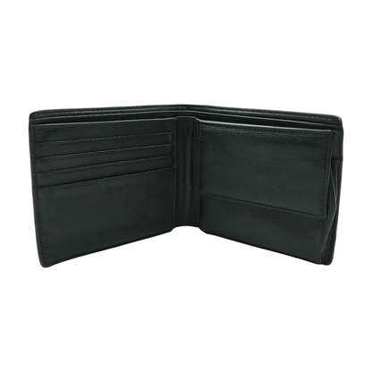 Black Cash Square Folded Coin Wallet