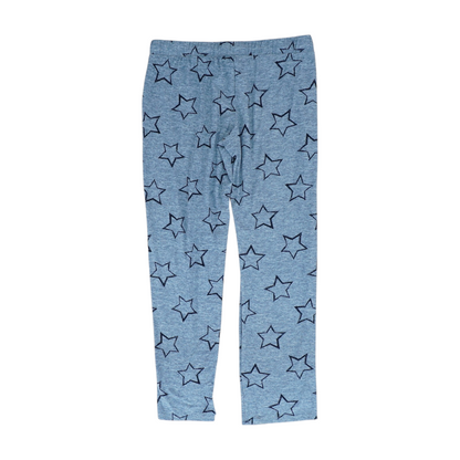 Blue Abstract Pajama Bottom