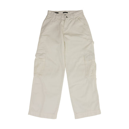 White Mid Rise Jeans