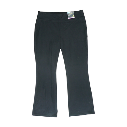 Black Short Bootcut Pants