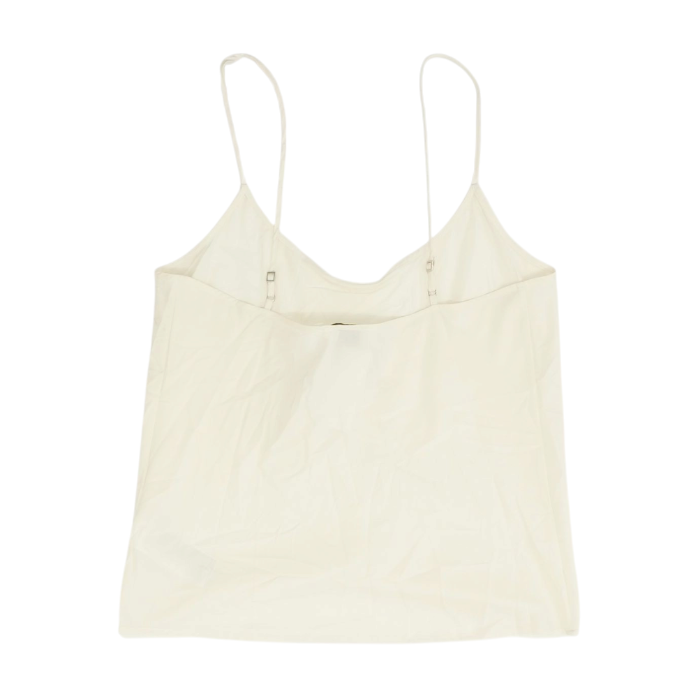 Calvin Klein Ivory Solid Pajama Top – Image 2