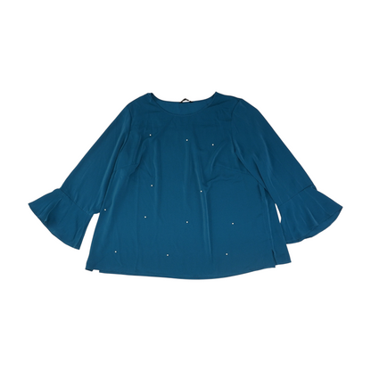 Teal Plus Blouse